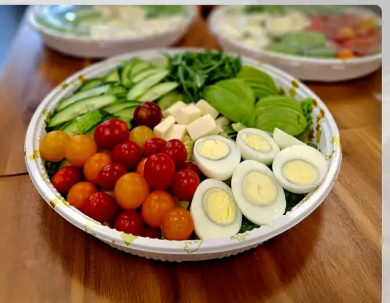 Salad bowl at Cafe Time